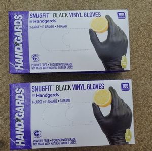 200 XL Black Gloves